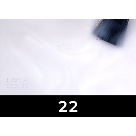 לק ג'ל לילה מילאנו צבע פאני באני חלבי Milky White - 22
