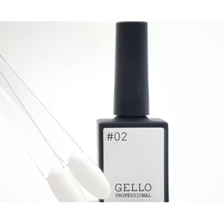 לק ג'ל ג'לו צבע לבן טיפקס GELLO #02