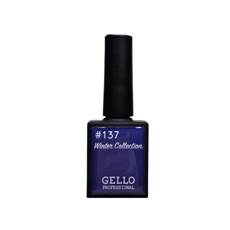 137 לק ג'ל ג'לו כחול סגול רך GELLO