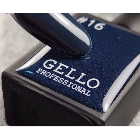 לק ג'ל ג'לו בצבע כחול אפור GELLO #16