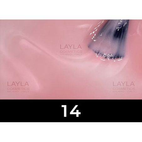לק ג'ל לילה מילאנו צבע ורוד שקוף Sweet Pink - 14