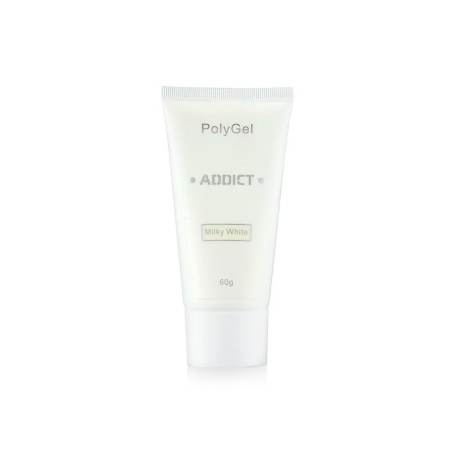 ADDICT פוליג'ל MILKY WHITE 60 גרם