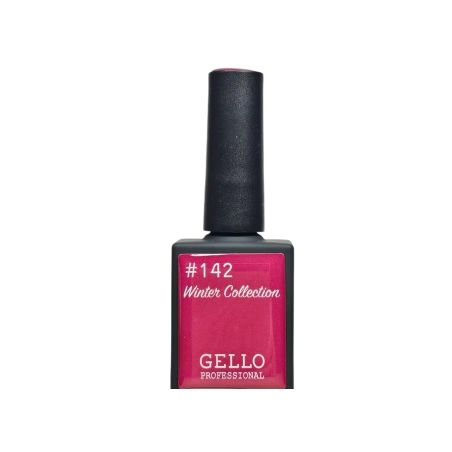 142 לק ג'ל ג'לו אדום פוקסיה GELLO