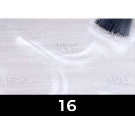 לק ג'ל לילה מילאנו צבע פנינה Light white Pear - 16