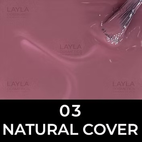 לק ג'ל לילה מילאנו צבע ורוד עתיק כהה 3 - Natural Cover