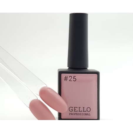 לק ג'ל ג'לו צבע ורוד עתיק GELLO #25
