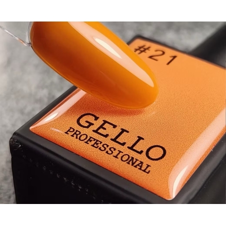 לק ג'ל ג'לו צבע כתום חרדל GELLO #21