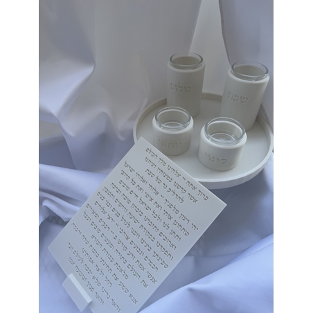 סט הדלקת נרות מוגדל - 4 פמוטים