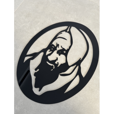 תמונת קיר עגולה של סידנא הבאבא סאלי