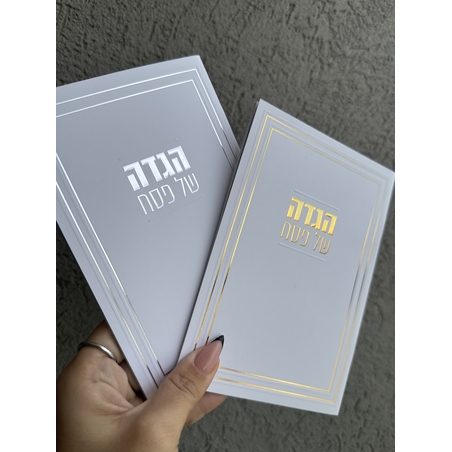 הגדה לפסח דגם קלאסי זהב / כסף