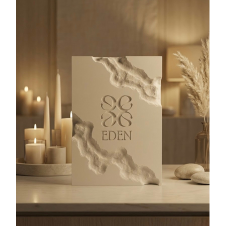 מעמד דמוי אבן מלבני עם הטבעה לבחירה