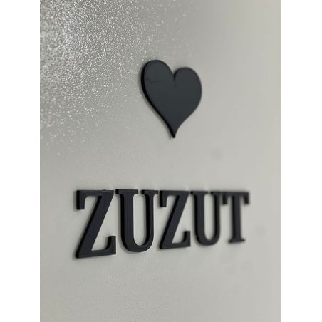 שלט כניסה לבית אותיות מופרדות אנגלית