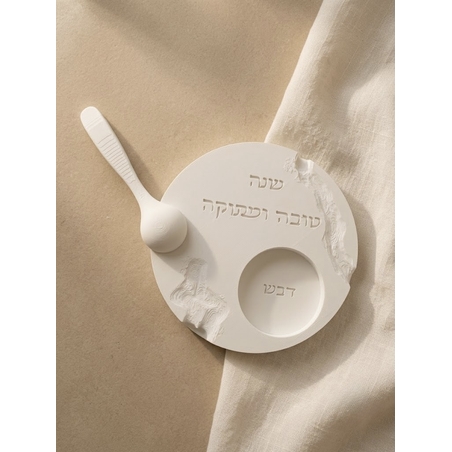 מעמד לדבש + כפית תואמת