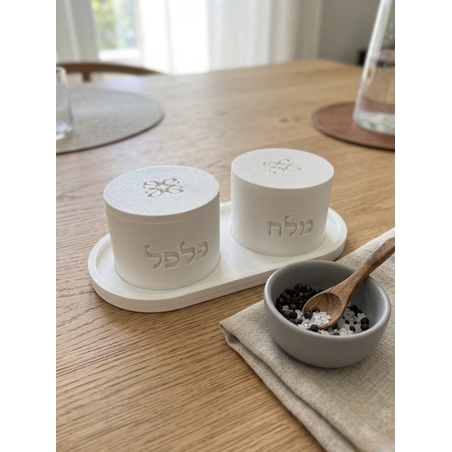 סט מלח פלפל עגול