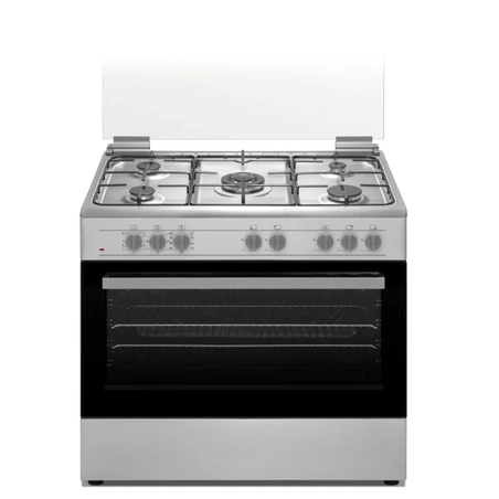 תנור משולב גז 90 פרימיום פירלס PR 9060 IX ST נירוסטה Peerless