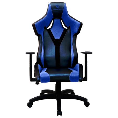 מושב גיימינג SCORPIUS ADVANCE BLUE