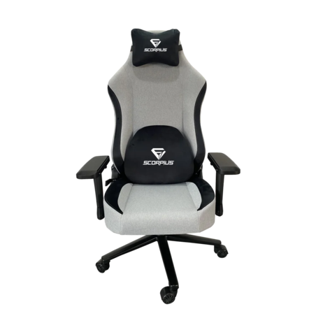 מושב גיימינג בד-אפור בהיר SCORPIUS PERFORMANCE