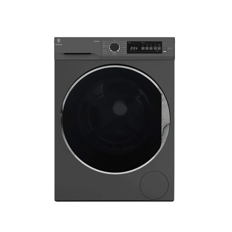 מכונת כביסה 8 ק’ג פתח חזית 1200 סלד WV8400T טיטניום דלת שחורה Crystal