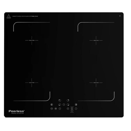 כיריים אינדוקציה 4 אזורי בישול פירלס 60 ס”מ חד פאזי PEERLESS ML-950IN שחור