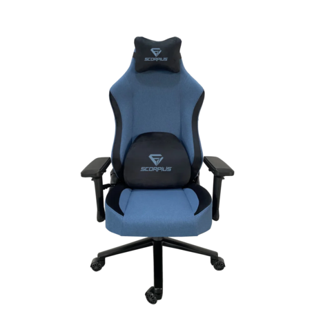 מושב גיימינג בד-כחול SCORPIUS PERFORMANCE