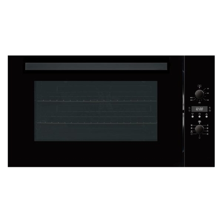 תנור בנוי 90 טורבו משולב AIR FRYER ושיפוד גריל EB-100ERCD2B שחור MULLER