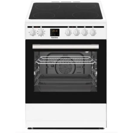 תנור משולב משטח קרמי לבן peerless PR 6060 VTR WHT