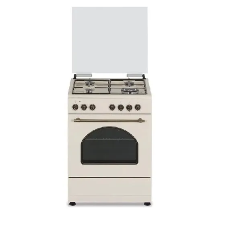 תנור משולב גז 60 רטרו פירלס PR 6060 R BEJ ST PEERLESS בז'