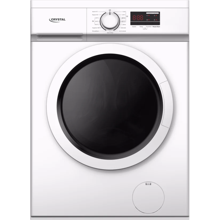 מכונת כביסה פתח חזית 8 ק”ג 1400 סל”ד Crystal MW81400