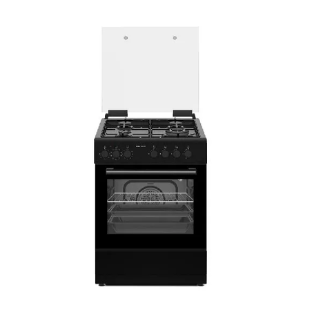 תנור משולב גז 60 פירלס PR 6006 BL-SBF-TRB שחור Peerless