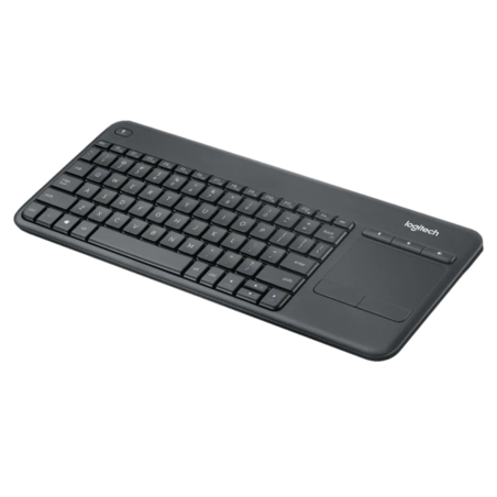 מקלדת אלחוטית Logitech Touch K400 Plus Retail בצבע שחור