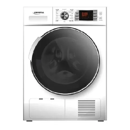 מייבש כביסה קונדנסור 8 ק”ג דלת שחורה Crystal MDR870B