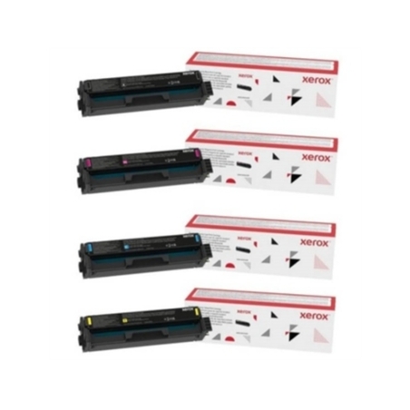 סט-טונרים-אדום-צהוב-כחול-ושחור-מקורי-זירוקס-3000-דף-xerox-c235-c230 -