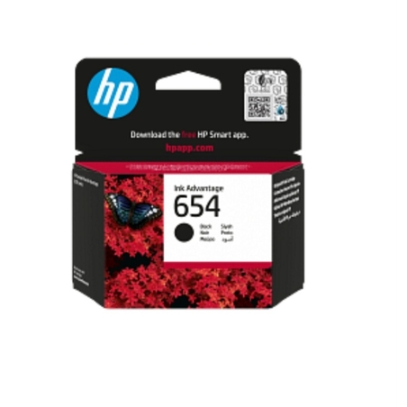 דיו שחור מקורי למדפסת HP 654 7FP39UE