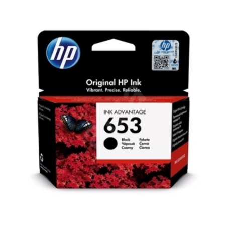 דיו שחור מקורי למדפסת HP653 3YM75AE