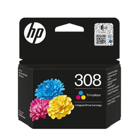 דיו צבעוני מקורי למדפסת-HP 308 7FP20UE