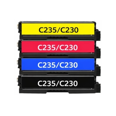 סט-טונרים-אדום-צהוב-כחול-ושחור-תואם-זירוקס-3000-דף-xerox-c235-c230