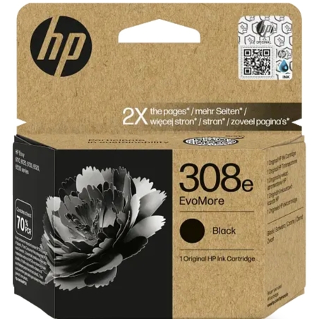 דיו שחור מקורי למדפסת-HP 308e 7FP22UE