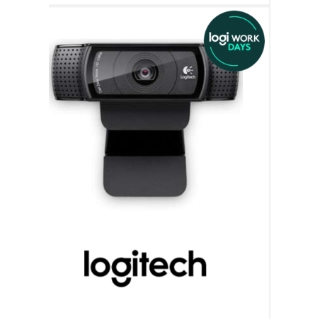 מצלמת רשת LOGITECH HD PRO WEBCAM C920 MIC RETAIL