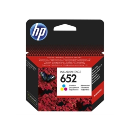 דיו צבעוני מקורי למדפסת HP 652 F6V24AE