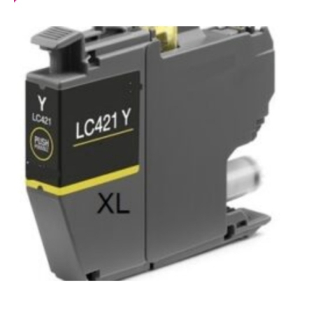 דיו צהוב תואם למדפסת ברדר LC421Y