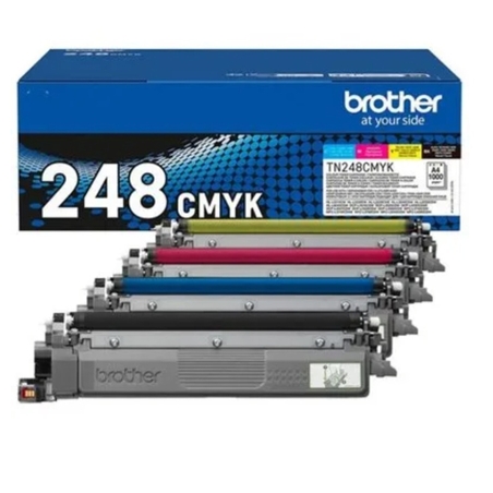 סט טונרים  מקורי למדפסת ברדר דגם TN-248A- BK-M-C-Y