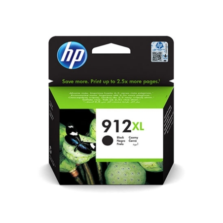 דיו שחור מקורי למדפסת HP 912XL BK 3YL84AE
