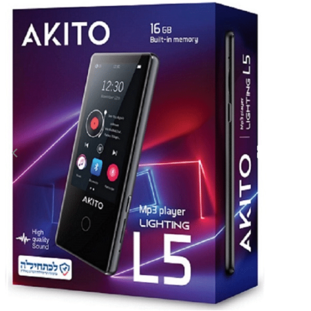 נגן AKITO דגם 16GB L5