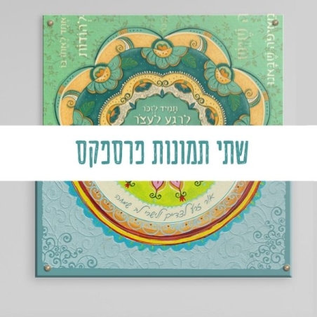 חבילות ! 2 תמונות פרספקס