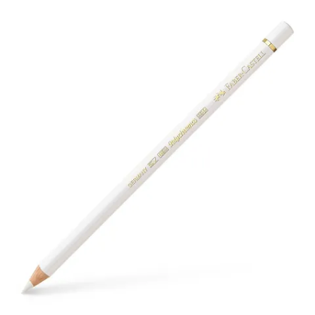עיפרון לבן Faber Castell מסוג Polychromos