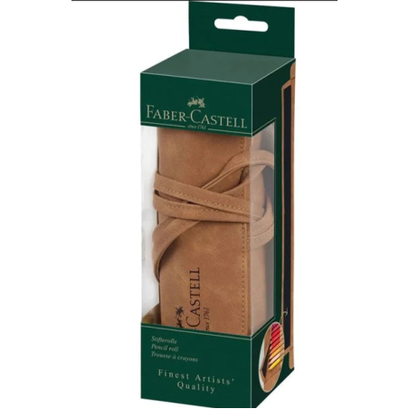 תיק עפרונות דמוי עור מחברת Faber Castell