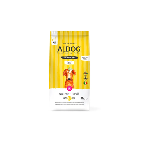 אלדוג מונופרוטאין בקר לגזע קטן 8 ק