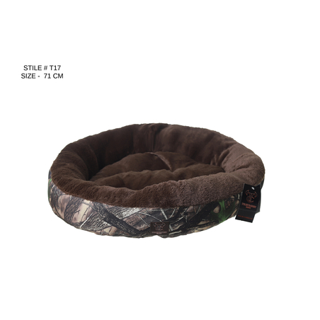 מיטה עגולה פרוותית מעוצבת קוטר 71 ס