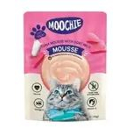 פאוץ מוצ'י לחתול 70 גרם פטה טונה וחלב עיזים