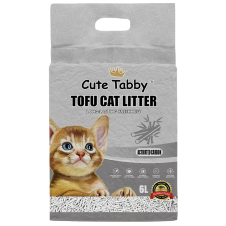 חול טופו פרימיום עם פחם פעיל בניחוח וניל עדין 6 ל'